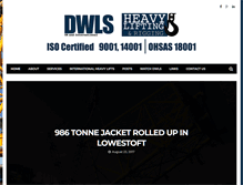 Tablet Screenshot of dwls.co.uk
